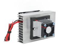 ViaGasaFamido Enfriador de Semiconductores Enfriador Termoeléctrico de Aleación de Aluminio ABS DC12V 72W Construcción Completamente Sellada Alta e Enfriamiento para Pequeñas