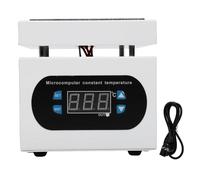 ViaGasaFamido Estación de Precalentamiento Eléctrico con Placa Caliente para Soldar de 350 W, Control de Temperatura por Microcomputadora para Retrabajo BGA Electrónico y Uso en Laboratorio (EU Plug)