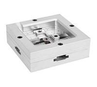ViaGasaFamido Estación de Reparación BGA Kit de Plantilla BGA de Aleación de Aluminio HT 80H Soporte Universal para Chips de 9 X 9 Mm a 43 X 43 Mm para Teléfono, Computadora Portátil, CPU, Retrabajo