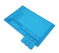 ViaGasaFamido Estera de Reparación Electrónica Magnética, Estera de Trabajo Resistente Al Calor con Aislamiento de Silicona con Posición de Tornillo para Reparación de Electrónica (s-160)
