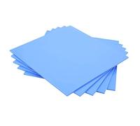 ViaGasaFamido Estera Térmica, Lámina de Conductividad Térmica de Silicona de 5 Pcs, Almohadilla de Conducción de Calor de GPU 100x1.5 Mm, Coeficiente de Conductividad de 1.5W/M-K, Almohadillas para