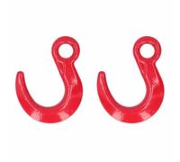 ViaGasaFamido Gancho de Elevación de Gran Apertura, Paquete de 2 Ganchos de Seguridad de Acero de Aleación de Alta Resistencia, Capacidad de 6500 Libras con Estructura Reforzada para