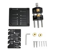 ViaGasaFamido Guía de ángulo de Afilado de Cinceles de Guía de Bruñido Ajustable para Cinceles y Planos para Trabajar la Madera con Construcción de Aleación de Aluminio para Proyectos de