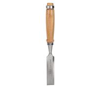 ViaGasaFamido Herramienta de cincel de madera Cr-V de 22 mm/0.87 pulgadas, herramienta de carpintería de borde afilado de cincel con mango de madera para carpintería,cincel para trabajar la madera