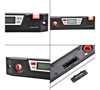 ViaGasaFamido Inclinómetro de Nivel Digital, Base Magnética, Buscador de ángulos Preciso con Rango de Medición de 4 X 90 Grados para Proyectos de Construcción y Bricolaje