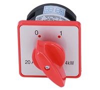 ViaGasaFamido Interruptor de Cambio Piilla Giratoria 1 Pole 2 Posiciones AC 380V para la Velocidad de Reversión del Motor Velocidad de Reversión Regulación del Circuito Control de Conversión