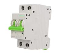 ViaGasaFamido Interruptor de Circuito Fotovoltaico Solar, Interruptor de Circuito en Miniatura 2P DC550V Termal de Viaje Magnético de Desconexión para el PV Solar, Adecuado para Sistemas de Energía