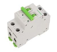 ViaGasaFamido Interruptor de Circuito Fotovoltaico Solar, Interruptor de Circuito en Miniatura 2P DC550V Termal de Viaje Magnético de Desconexión para el PV Solar, Adecuado para Sistemas de Energía