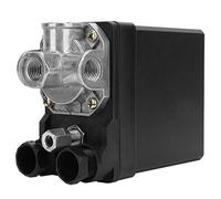 ViaGasaFamido Interruptor de Presión Trifásico para Compresor de Aire, 380V, Vertical, G1/4", 175PSI, 4 Orificios, con Válvula de Control