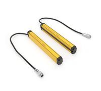 ViaGasaFamido Interruptor de Sensor NPN-NC, Aleación de Aluminio, Respuesta Rápida, 4 Haces, Equipo de Automatización, Adecuado para Máquinas Herramienta (4 haces BEM0440-C-120NB)