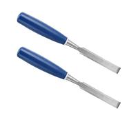 ViaGasaFamido Juego de Cincel de Madera Cincel de Carpintería Duradera para Talla, Kit 2pcs para Carpinteros y Principiantes (5/8")