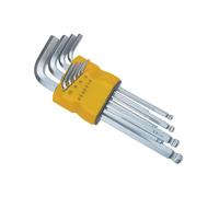 ViaGasaFamido Juego de Llaves Hexagonales Esféricas, Herramientas de Hardware de Calidad Profesional para Uso Versátil, 1,5 Mm-10 Mm