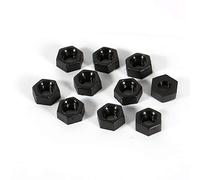 ViaGasaFamido Juego de Tuercas de Tornillo Espaciador Hexagonal de Nailon, 100 Uds., Surtido de Plástico para Aplicaciones M2 M3 M4