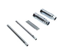 ViaGasaFamido Juego Duradero de Llave de Tubo para Calentador de Agua con Barra de Extensión para Cabezas Hexagonales de 11, 12, 27 y 28mm, Herramienta de 2 Piezas
