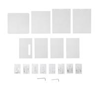 ViaGasaFamido Kit de Carcasa de Impresora 3D Acrílica para Diseño Personalizado con Control de Temperatura para Uso Profesional 8 Placas 70 Tornillos