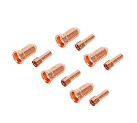 ViaGasaFamido Kit de Electrodos de Boquilla de Cobre de 1,5mm, 10 Uds., para Cortador de, Consumibles de la Serie PT100 con 5 Electrodos y 5 Boquillas