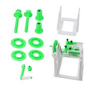 ViaGasaFamido Kit de Respooler de Filamentos para Impresora 3D, Gestión Eficaz de Filamentos Gris y Verde para P1S P1P X1 215x140x145mm