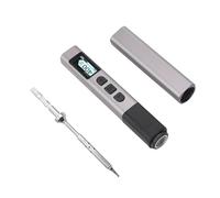 ViaGasaFamido Kit de Soldador, 100W USB C Calentamiento Rápido Temperatura Ajustable 50 450C con Pantalla OLED Modo de Suspensión Automático para Reparación de Placas de Circuito Electrónico