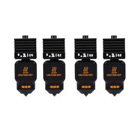ViaGasaFamido Kit Hotend para Impresora 3D, 4 Piezas con Boquillas de Acero Endurecido Duraderas y Fundas Protectoras de Silicona Aptas para H2S P2S A1 Mini