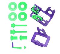 ViaGasaFamido Kit Premontado de Bobinadora de Filamentos de Impresión para P1S P1P X1 Flujo de Trabajo Eficiente Verde Morado