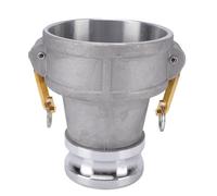 ViaGasaFamido Leva de Montaje de Manguera de Aluminio Resistente y Reductor de Ranura para Transferencia de Agua con Rosca Macho Hembra de 4 Pulgadas y Rosca Macho de 3 Pulgadas en Entornos