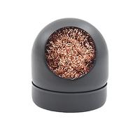 ViaGasaFamido Limpiador de Puntas de Soldador, Soporte para Cables de Acero Chapado en Cobre, Bola de Limpieza Eficiente, Diseño sin Agua para Protección del Banco de Trabajo