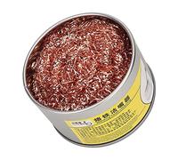 ViaGasaFamido Limpiador de Puntas de Soldadura de Alambre de Cobre, Diseño Antiestático, Mejora la Vida útil, Limpiador de Soldador Eficiente para Bricolaje y Uso Profesional (Paquete de 2 bolas de