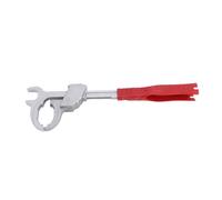 ViaGasaFamido Llave de Baño de Doble Cabeza, Gran Apertura, Ajustable para Tareas de Extracción e Instalación de Grifos, Aleación de Aluminio, 86mm