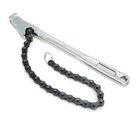 ViaGasaFamido Llave de Cadena de Acero Al Cromo Vanadio de 12 Pulgadas, Pinza para Tubos, Cromada Pulida, Herramienta Manual de Diámetro Máximo de 6,1 Pulgadas para Reparación de Torneado de