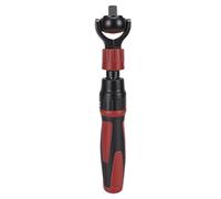 ViaGasaFamido Llave de Trinquete Retráctil, Llave de Acero Cr V Duradera con Cabeza Flexible de 3/8 para Construcción y Uso Automotriz