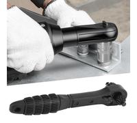 ViaGasaFamido Llave para Portabrocas, Llave de Trinquete de Doble Uso de Metal de Primera Calidad con Cabeza Pequeña de 12,7 Mm y Cabeza Grande de 17,5 Mm para Taladros Eléctricos y Herramientas
