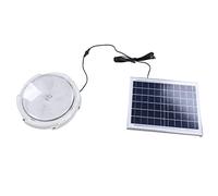 ViaGasaFamido Luz Solar Al Aire Libre 300W IP67 Lámpara LED de Control Remoto Impermeable para Cancha de Baloncesto Patio Granero Gallinero Iluminación de Paisaje con Panel Solar de Alta Eficiencia