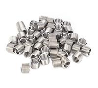 ViaGasaFamido M3X0.5 Insertos de Rosca Herramienta de Reparación Femenina de Acero Inoxidable Cierre de Alambre de Acero Inoxidable 100 Piezas, Mejorar Significativamente la Resistencia Al (1.5D)