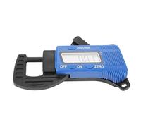 ViaGasaFamido Medidor de Espesor Digital, Mediciones Precisas de Grosor, Cuerpo de Fibra de Carbono para Papel, Joyas, Lámina de Metal, Pantalla LCD Grande, Aislamiento y Probadores de Batería