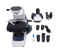 ViaGasaFamido Microscopio Biológico Compuesto de Laboratorio XSP500 Serie 40X-1600X Aumento Trinocular HD para Uso en Laboratorio de Investigación Educativa