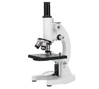 ViaGasaFamido Microscopio Monocular Microscopio Mecánico de Hierro y ABS