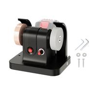 ViaGasaFamido Mini Amoladora de Banco, Lijadora de Banco Eléctrica Inalámbrica, Pulidora con 4 Almohadillas Antideslizantes, Motor de Cobre de 100 W para Pulido de Madera y Metal