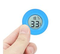 ViaGasaFamido Mini Termómetro Higrómetro Digital, Medidor de Humedad de Temperatura Exterior Interior ABS, Rango de -58 a 158 Fahrenheit, Perfecto para Uso en el Hogar y la Oficina (BLUE)
