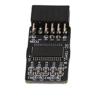 ViaGasaFamido Módulo de Seguridad TPM2.0, Material PCB, Seguridad Mejorada para Sistemas con Interfaz LPC de 12 Pines, Apto para Placa Base GC TPM2.0 S