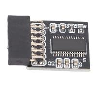 ViaGasaFamido Módulo TPM 2.0 Chip de Seguridad de Cifrado de Interfaz LPC de 14 Pines para Placas Base con Soporte para Integración de Arquitectura de PC Estándar 10 y 11