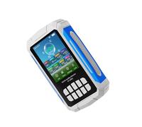 ViaGasaFamido Monitor de Calidad del Aire, Detector Portátil de Iones Negativos, Sensor de Humedad y Temperatura para el Automóvil de la Oficina en el Hogar, Detección Precisa de VOC PM2.5 CO2 (WHITE)