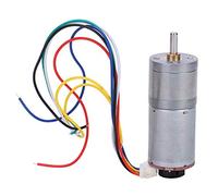 ViaGasaFamido Motor de Engranajes, Motor de CC con Escobillas, de Engranajes con Codificador de Velocidad de Alto par para Sistemas de Robótica y Automatización (DC12V 10RPM)