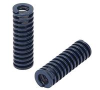 ViaGasaFamido Muelles de Compresión Mecánica, Acero 65MN, Azul, 10mm Diámetro Exterior, TL10x80mm, Carga Ligera, 2 Piezas