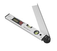 ViaGasaFamido Nivel de ángulo Digital, Transportador de Aleación de Aluminio con Pantalla LCD, Burbuja de Doble Nivel, Rango de Medición de 0-225 Grados para Carpintería y Mejoras del Hogar