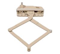 ViaGasaFamido Operador de Ventana Abatible Izquierdo y Derecho, Mecanismo de Manivela de Aleación de Zinc de Doble Brazo, Reemplazo Universal para un Funcionamiento Suave de la Ventana