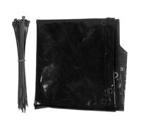 ViaGasaFamido Pantalla de Soldadura, Cortina de Soldadura de Polietileno Retardante de Llama de 5,71 X 7,68 Pies con Orificios para Colgar, para Taller de Soldadura, Seguridad Industrial