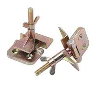 ViaGasaFamido Paquete de 2 Abrazaderas de Bisagra para Serigrafía, Metal con Tornillo de Mariposa de Ala Ancha, Herramienta de Extracción Rápida para Artistas de Bricolaje, Ideal para Configuración