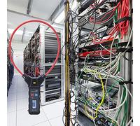 ViaGasaFamido Pinza Amperimétrica de Bobina Flexible, Construcción ABS, Herramienta de Medición de Alta Corriente, Rango de 0 a 9999 Amperios para Diagnóstico Eléctrico Doméstico