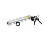 ViaGasaFamido Pistola de Calafateo, Manija de Ahorro de Mano de Obra, Manija de Aluminio Gira 360 Grados, Extrusión Eficiente, Adecuada para Juntas o Esquinas Apretadas (Manual)