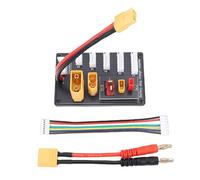 ViaGasaFamido Placa de Carga Paralela de Batería RC con Adaptadores de Enchufe XT60 XT90 XT30 JST T, Convertidor de Expansión 2S-6S para Cargador IMAX B6